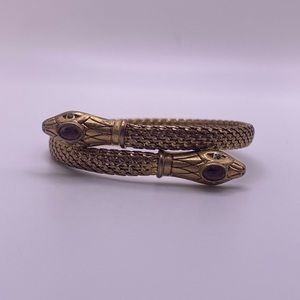 Double headed snake bracelet